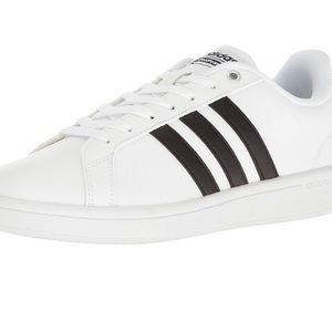 adidas black with white stripes